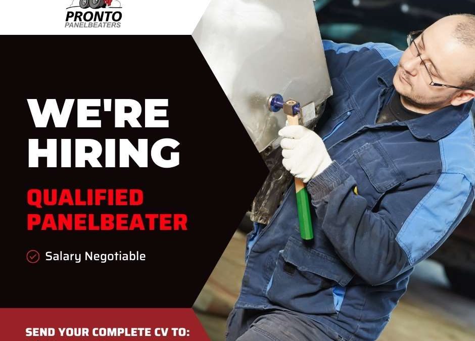 We’re Hiring – Looking for Qualified Panelbeaters
